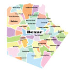 Bexar County map