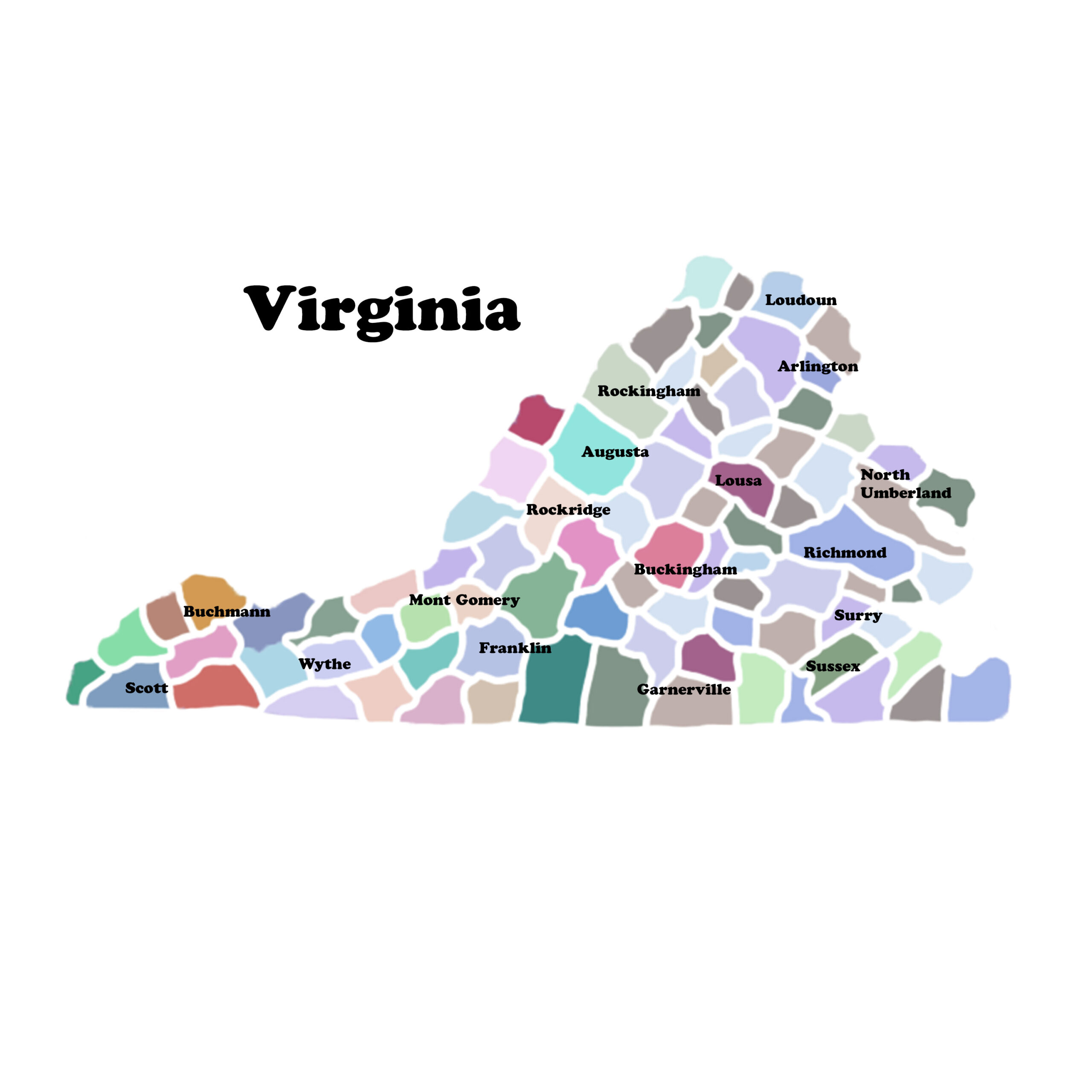 Virginia Map